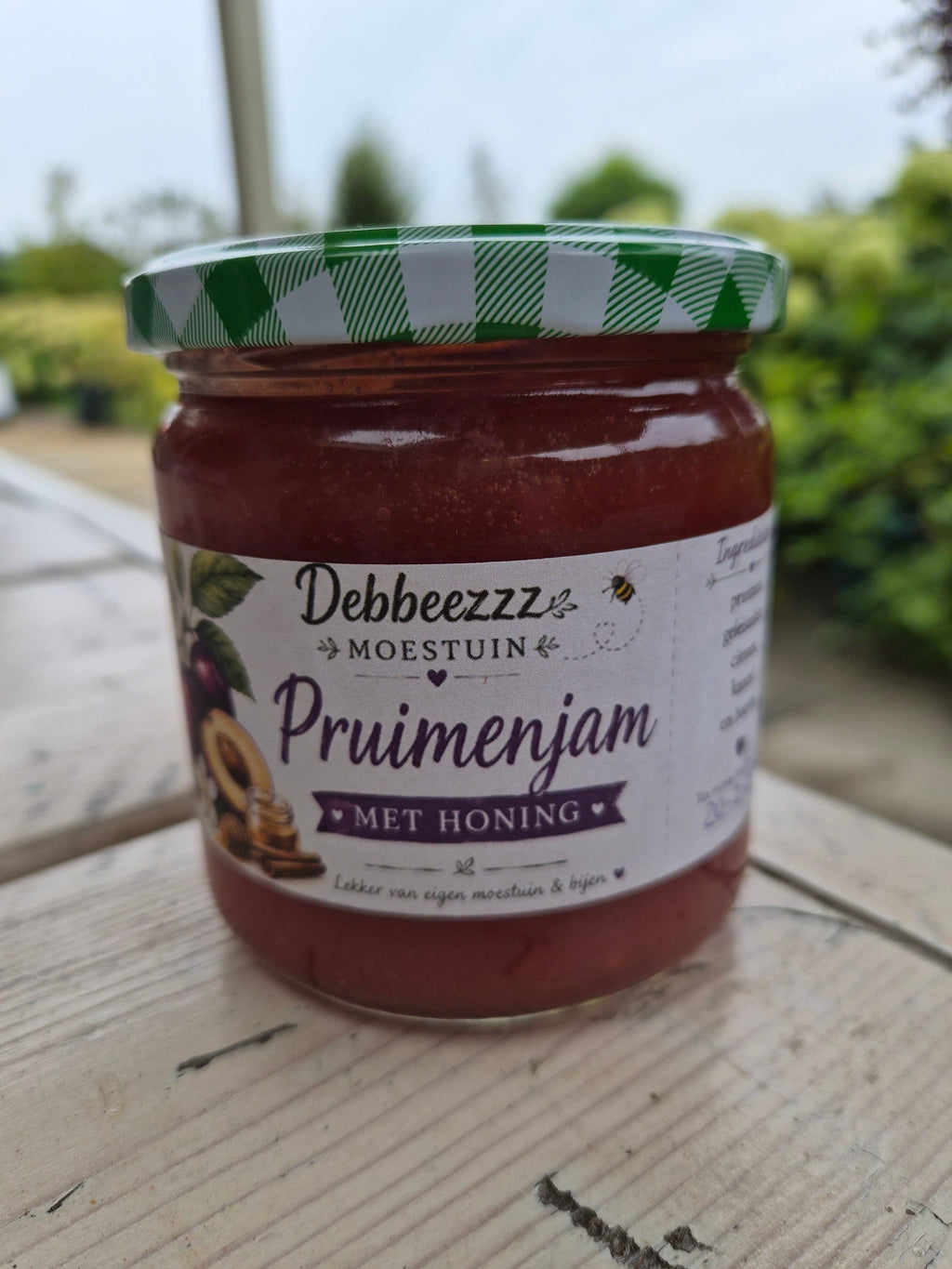 Pruimenjam met honing -groot