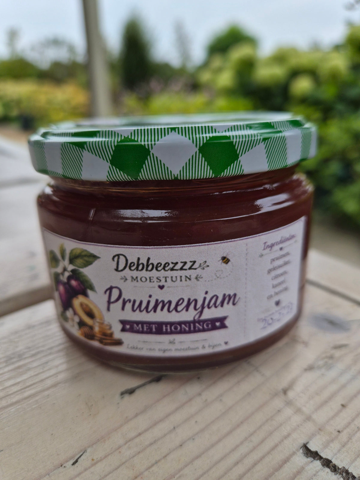 Pruimenjam met honing -klein