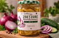 Zoetzure komkommer met ui