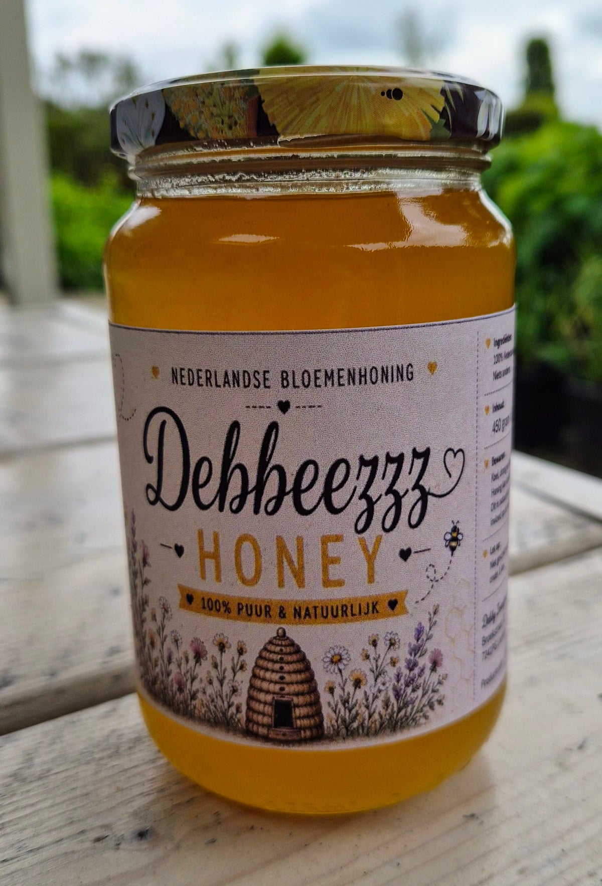 Debbeezzz Bloemenhoning 450 gram